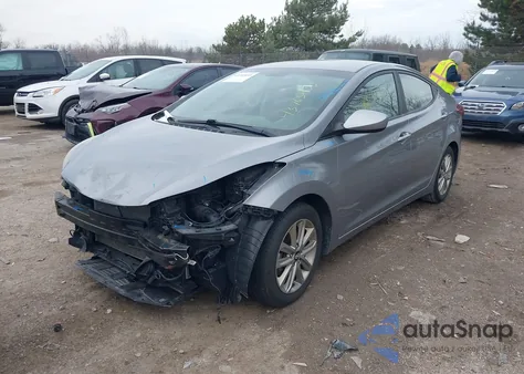 2014 Hyundai Elantra Se из США, поврежденный, VIN KMHDH4AE7EU029860